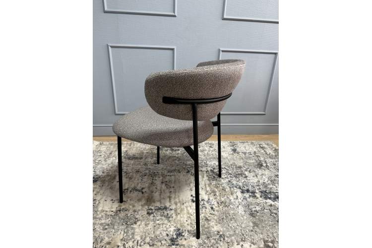 Комплект стульев 2шт KENNER 309SD черный/микробукле капучино-7