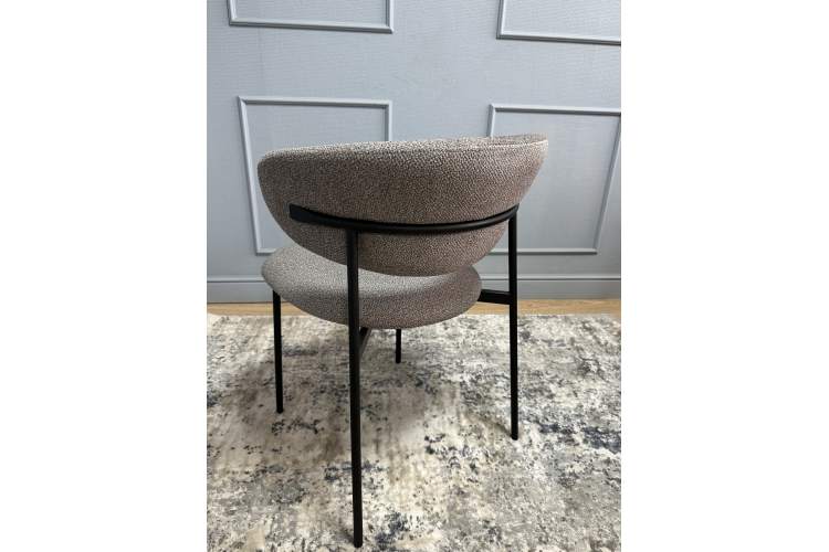 Комплект стульев 2шт KENNER 309SD черный/микробукле капучино-8