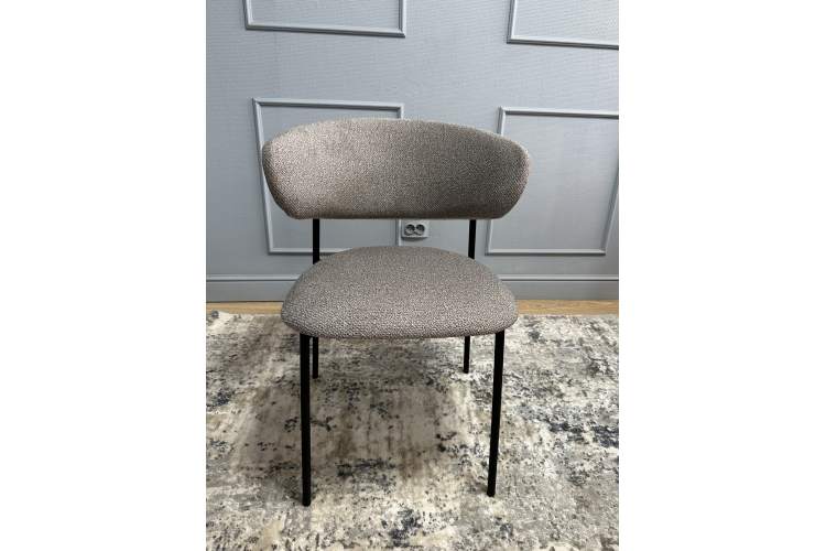 Комплект стульев 2шт KENNER 309SD черный/микробукле капучино-10