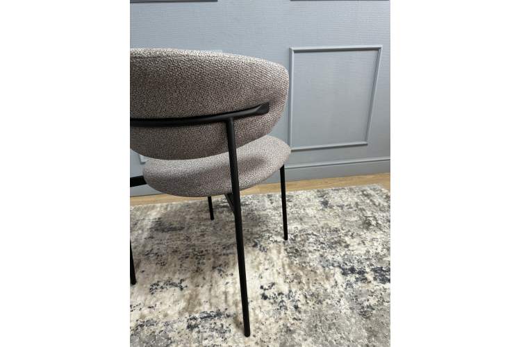 Комплект стульев 2шт KENNER 309SD черный/микробукле капучино-15