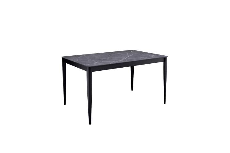 Стол KENNER KS1400 черный/керамика мрамор черный
