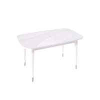 Стол KENNER K1250 белый/стекло белое глянец