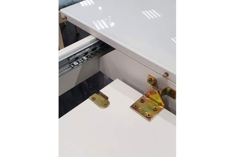 Стол KENNER K1250 белый/стекло белое глянец-7