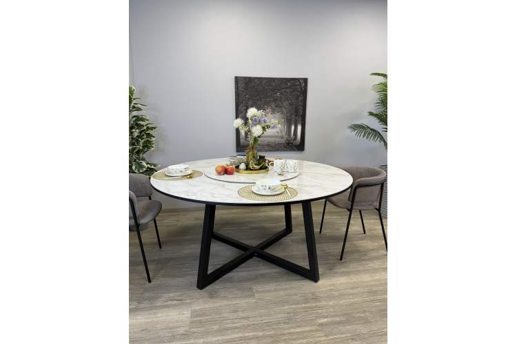 Стол Kenner SK1800, черный/керамика CARLA LARKIN-1