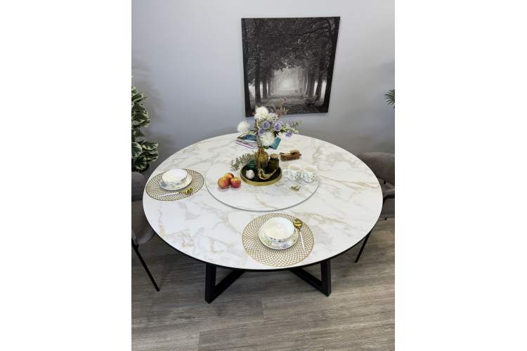 Стол Kenner SK1800, черный/керамика CARLA LARKIN-2