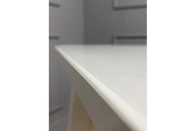 Стол KENNER 1100 М белый/стекло белое глянец-8