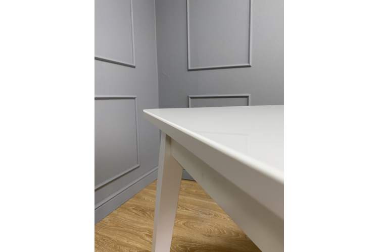 Стол KENNER 1100 М белый/стекло белое глянец-9