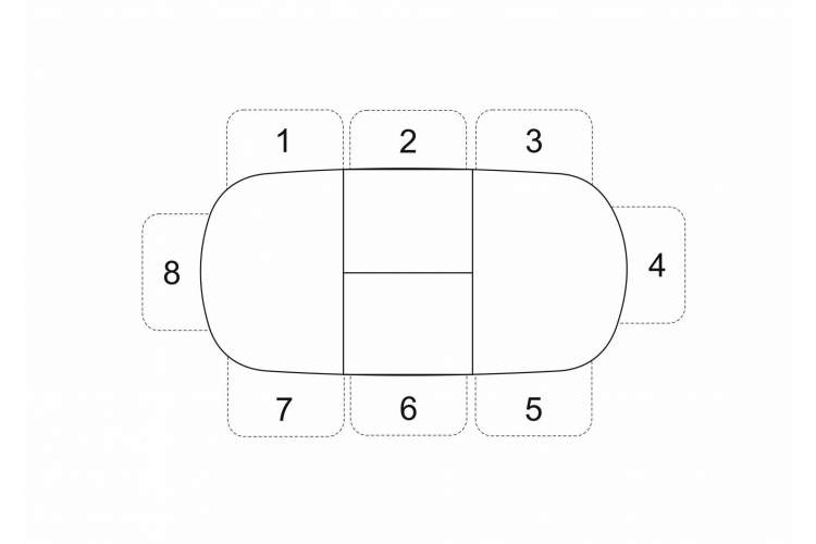Стол KENNER K1250 белый/стекло белое сатин-5