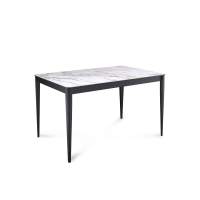 Стол KENNER KS1200 черный/керамика мрамор золотой