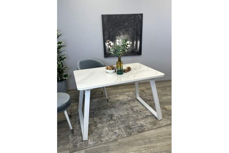 Стол KENNER AZ1200 белый/керамика мрамор белый-4