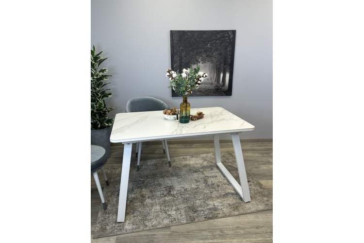 Стол KENNER AZ1200 белый/керамика мрамор белый-5