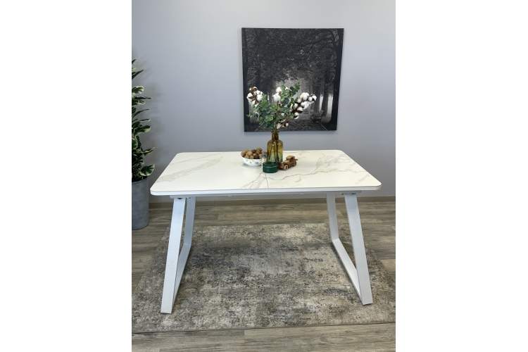 Стол KENNER AZ1200 белый/керамика мрамор белый-10