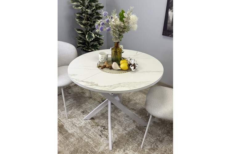 Стол KENNER R1000s белый/керамика белая-2