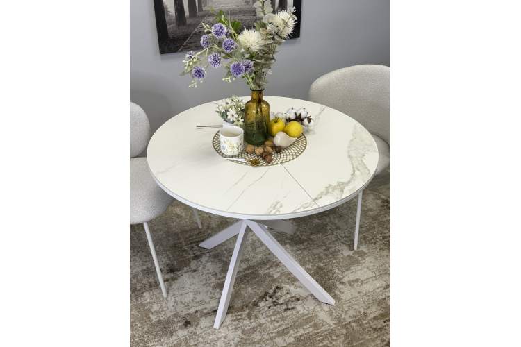 Стол KENNER R1000s белый/керамика белая-3