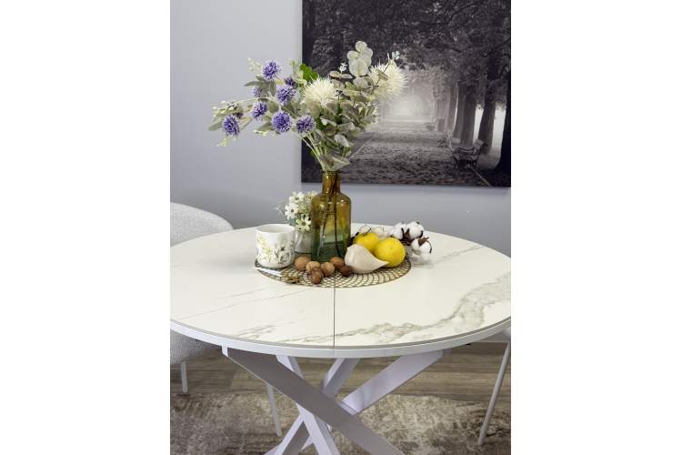 Стол KENNER R1000s белый/керамика белая-5