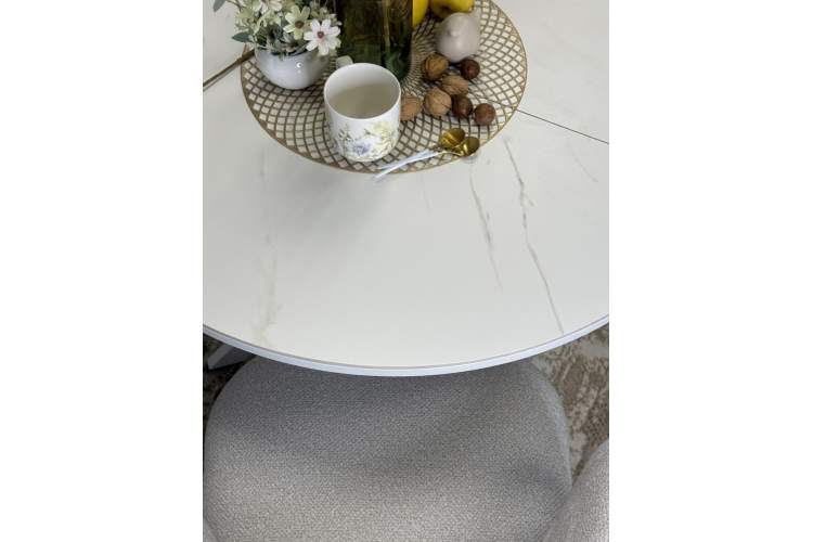 Стол KENNER R1000s белый/керамика белая-6