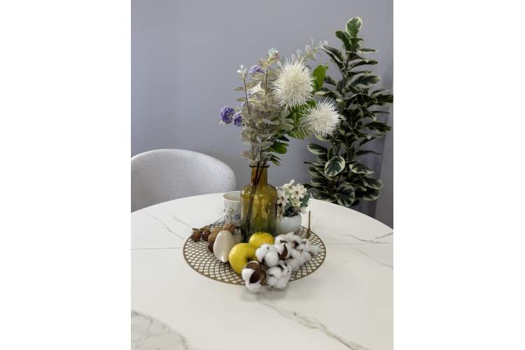 Стол KENNER R1000s белый/керамика белая-9