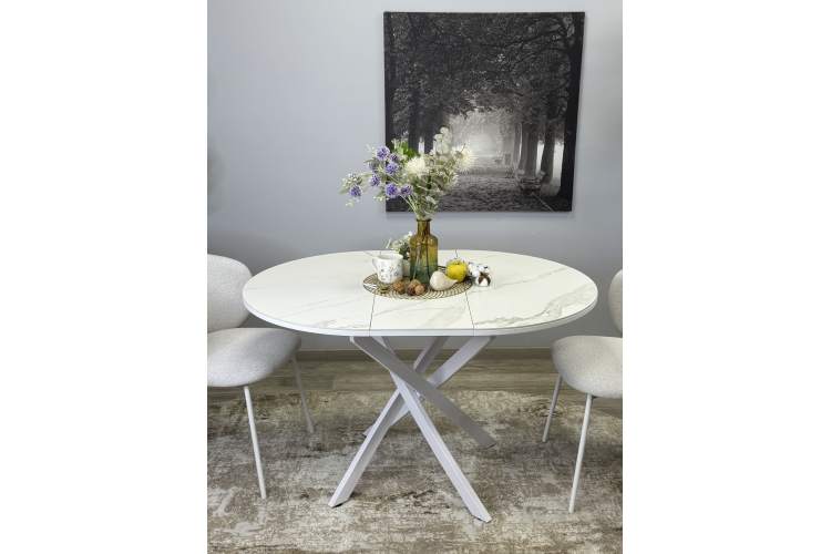 Стол KENNER R1000s белый/керамика белая-13