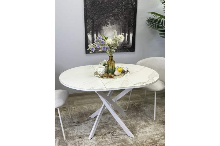 Стол KENNER R1000s белый/керамика белая-16