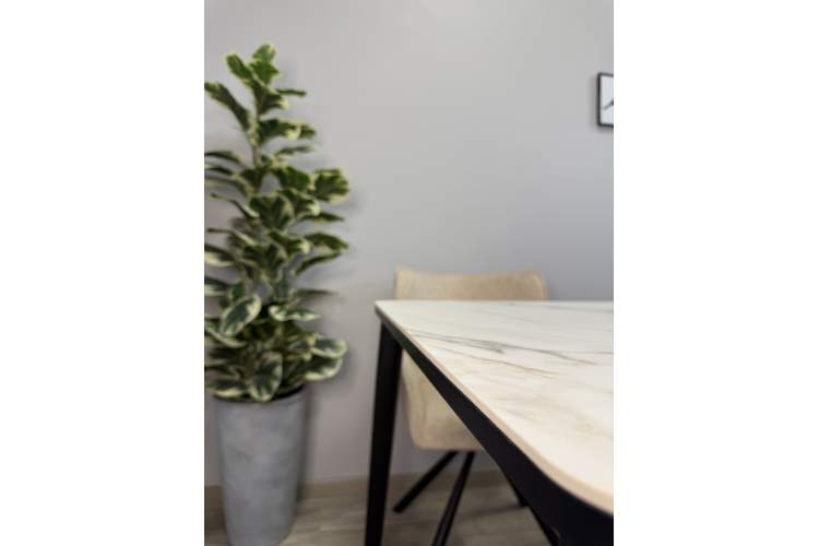 Стол KENNER KS1200 черный/керамика мрамор золотой-4