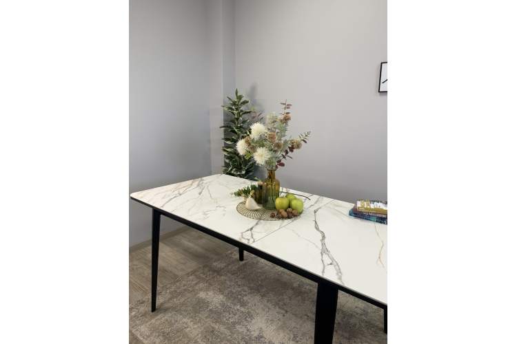 Стол KENNER KS1200 черный/керамика мрамор золотой-11