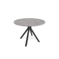 Стол KENNER AR1000 черный/мрамор светло-серый