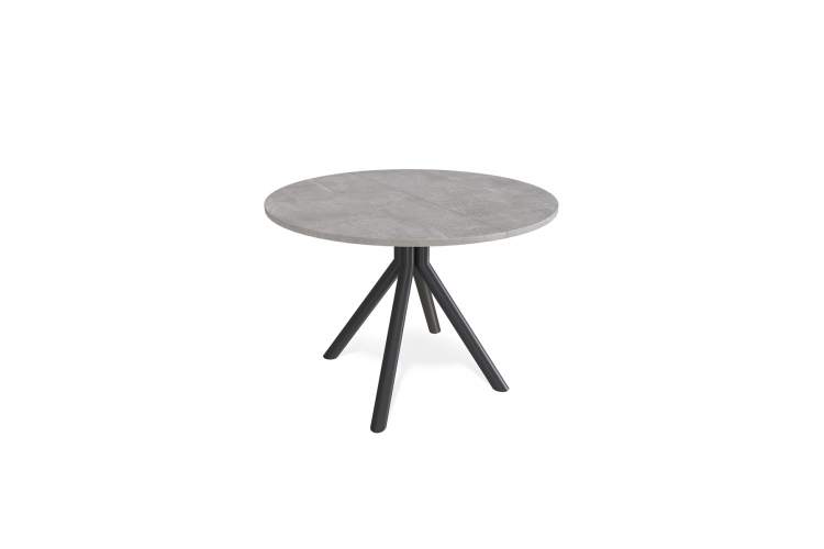 Стол KENNER AR1000 черный/мрамор светло-серый