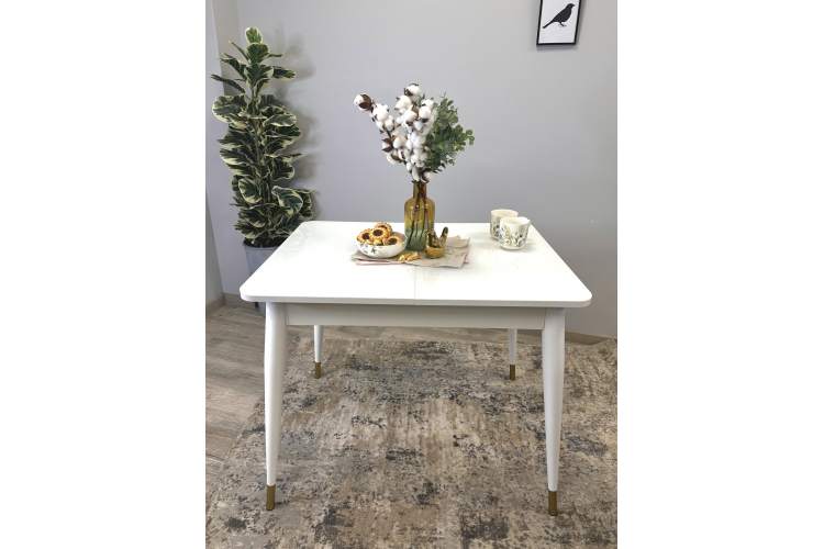 Стол KENNER 900K белый/стекло белое глянец-8