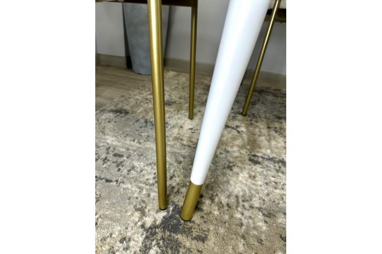 Стол KENNER 900K белый/стекло белое глянец-5