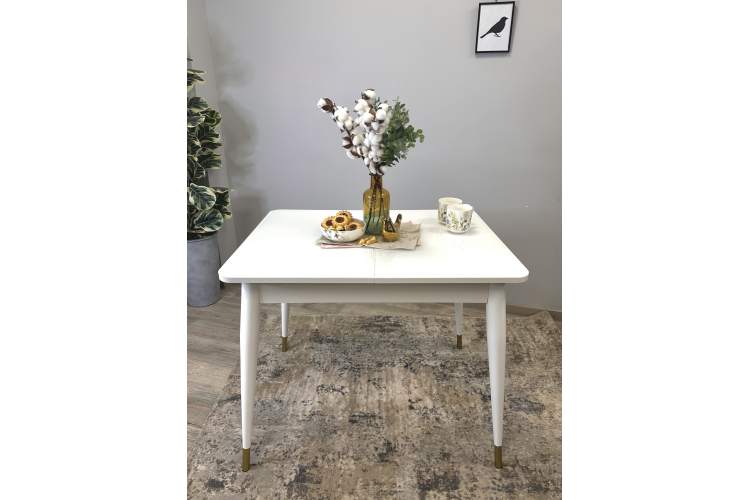 Стол KENNER 900K белый/стекло белое глянец-14