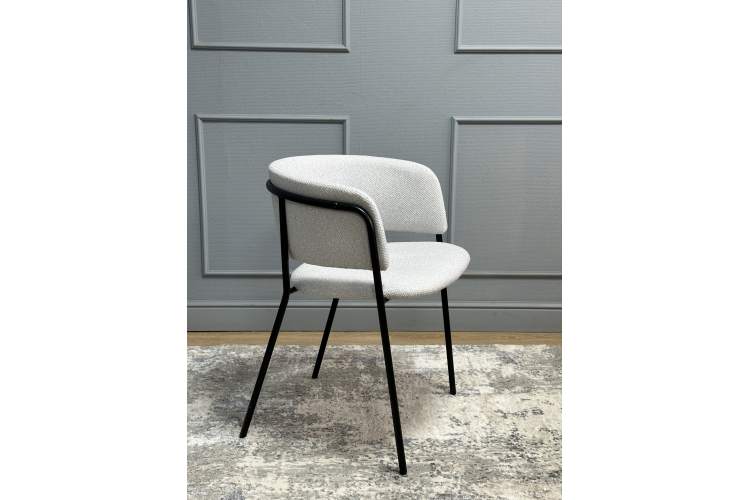 Комплект стульев 2шт KENNER 303SD черный/микробукле серебристый-3