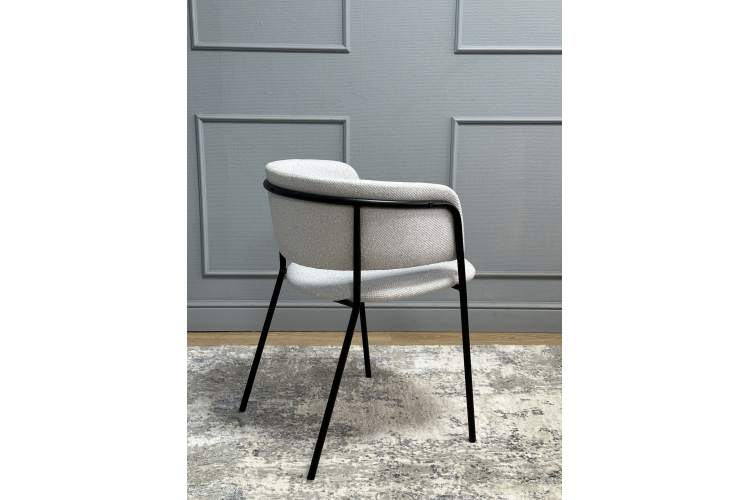 Комплект стульев 2шт KENNER 303SD черный/микробукле серебристый-5