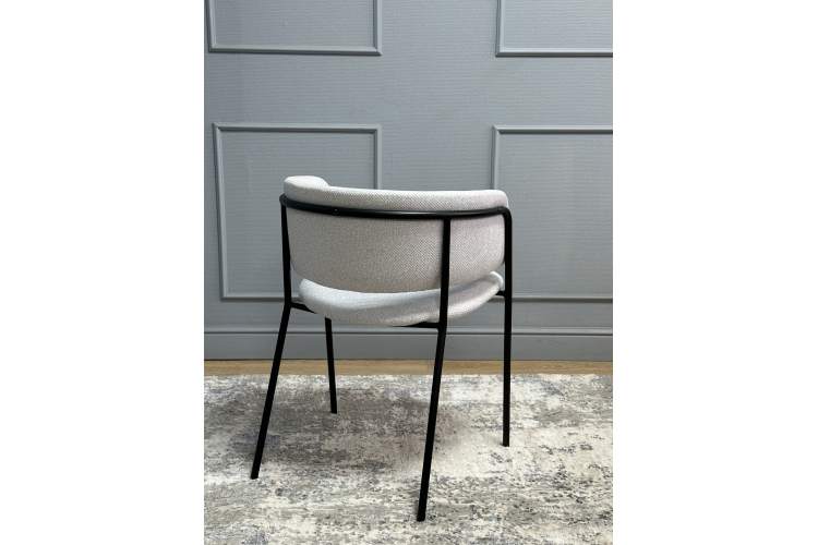 Комплект стульев 2шт KENNER 303SD черный/микробукле серебристый-6