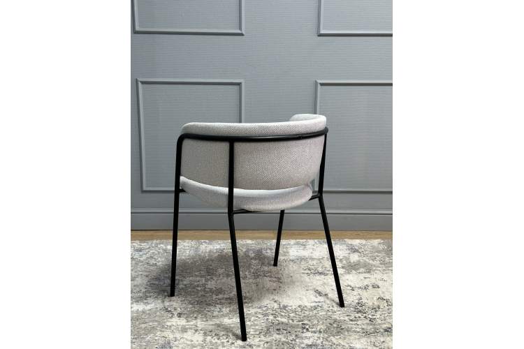 Комплект стульев 2шт KENNER 303SD черный/микробукле серебристый-8