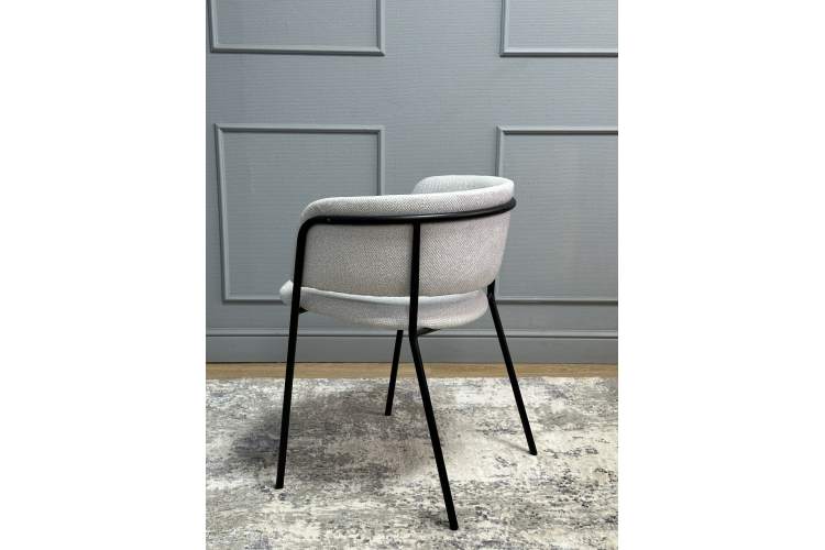 Комплект стульев 2шт KENNER 303SD черный/микробукле серебристый-9