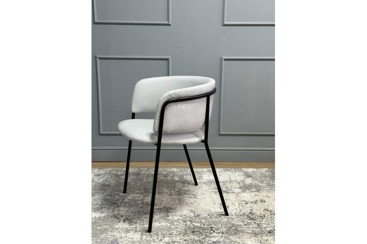 Комплект стульев 2шт KENNER 303SD черный/микробукле серебристый-11