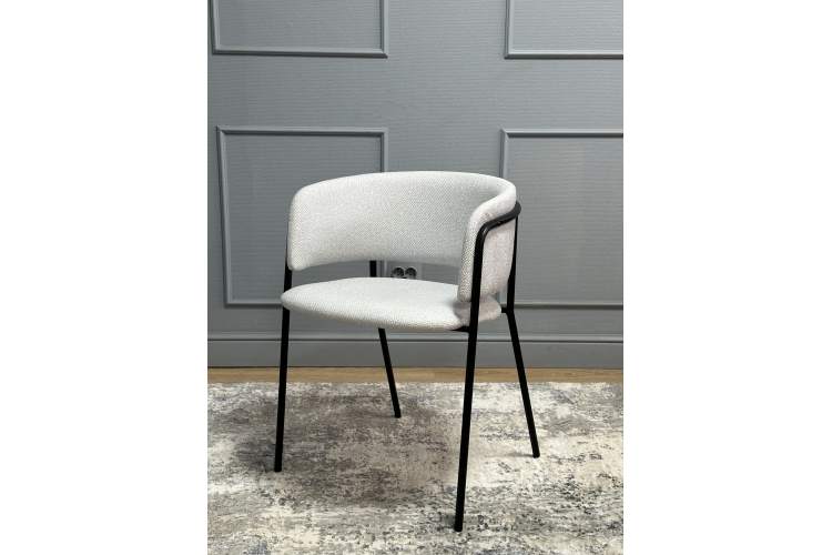 Комплект стульев 2шт KENNER 303SD черный/микробукле серебристый-12