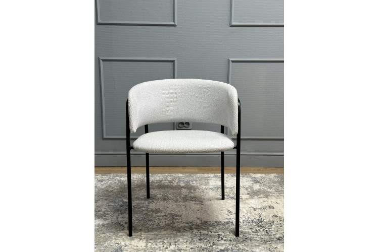 Комплект стульев 2шт KENNER 303SD черный/микробукле серебристый-13