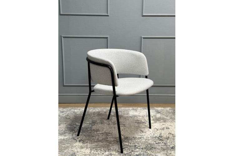 Комплект стульев 2шт KENNER 303SD черный/микробукле серебристый-14