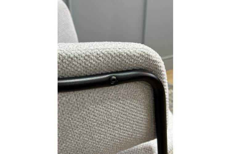 Комплект стульев 2шт KENNER 303SD черный/микробукле серебристый-15