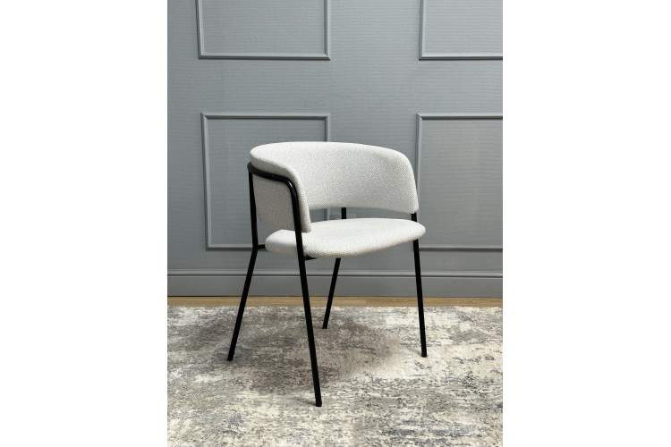 Комплект стульев 2шт KENNER 303SD черный/микробукле серебристый-18