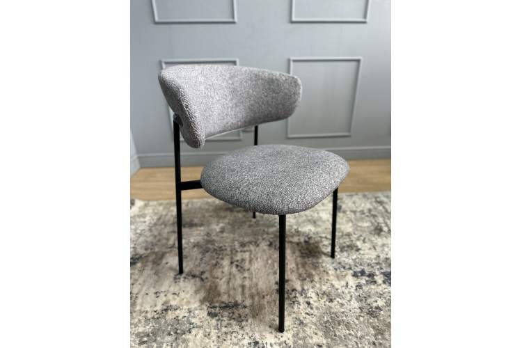 Комплект стульев 2шт KENNER 309SD черный/микробукле серый-6