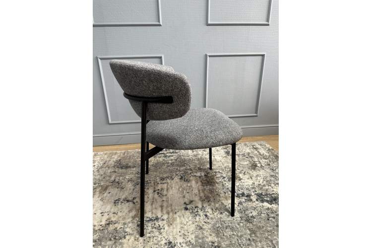 Комплект стульев 2шт KENNER 309SD черный/микробукле серый-8