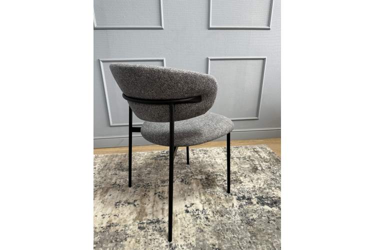 Комплект стульев 2шт KENNER 309SD черный/микробукле серый-11