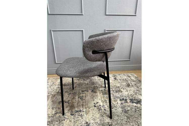 Комплект стульев 2шт KENNER 309SD черный/микробукле серый-12