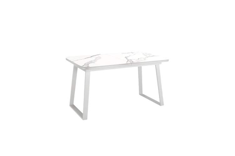 Стол KENNER AZ1200 белый/керамика мрамор белый