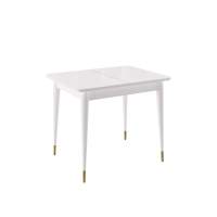 Стол KENNER 900K белый/стекло белое глянец