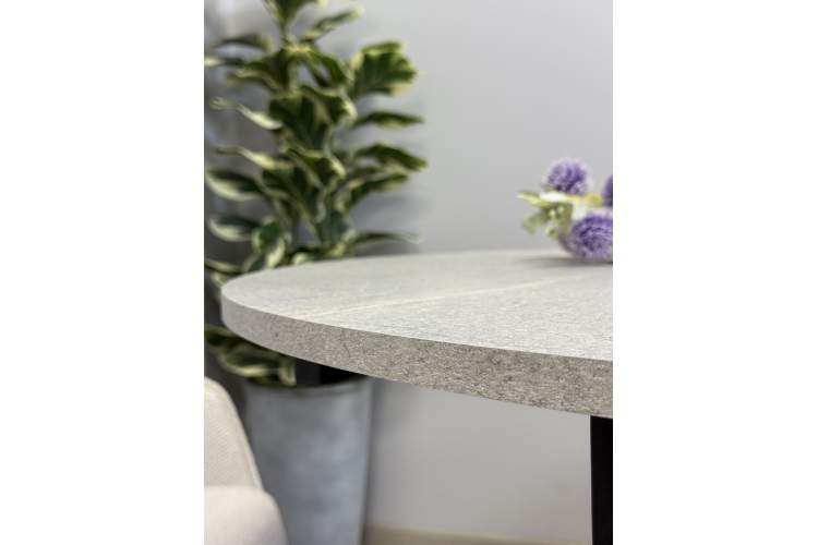 Стол KENNER AR1000 черный/мрамор светло-серый-6