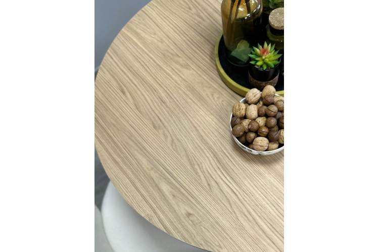 Стол Kenner DO1100, белый/дуб натуральный-7