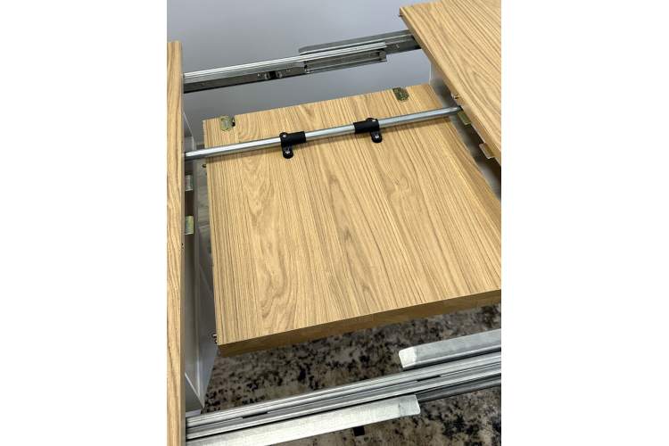 Стол Kenner DO1100, белый/дуб натуральный-11